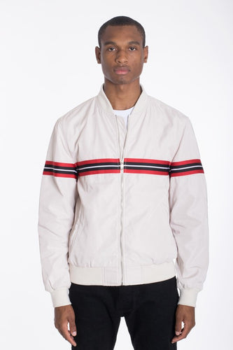 Luxury Taped Bomber Jacket