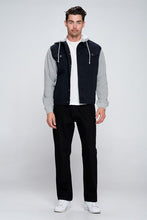 Load image into Gallery viewer, Men&#39;s Denim Jacket with Fleece Hoodies