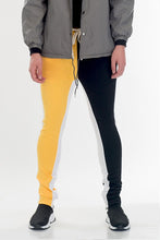 Load image into Gallery viewer, Two Tone Color Block Track Pant Jogger