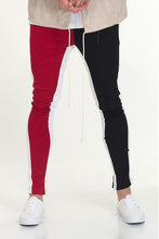 Load image into Gallery viewer, Two Tone Color Block Track Pant Jogger