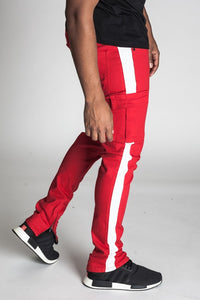 Cargo Track Pants With Ankle Zipper